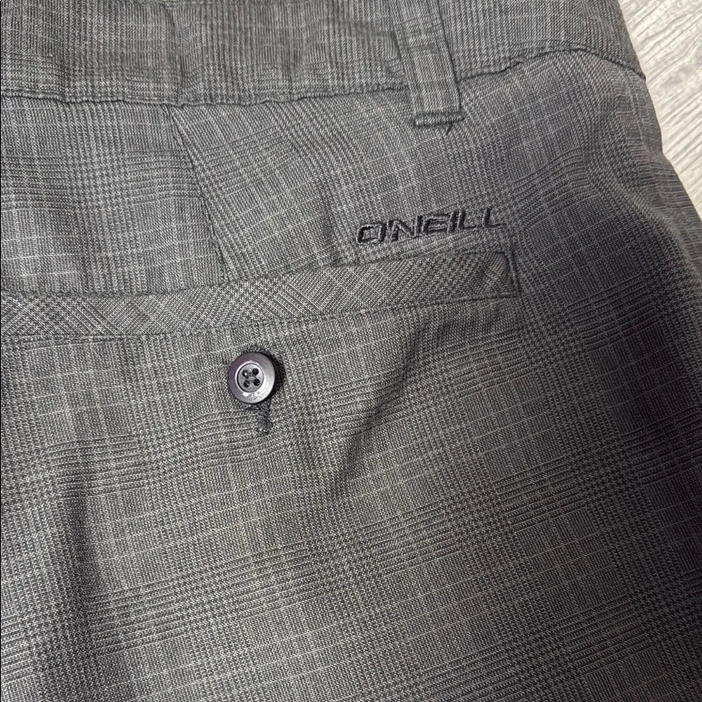 Men's O’Neill Black Checkered Shorts Size 36
